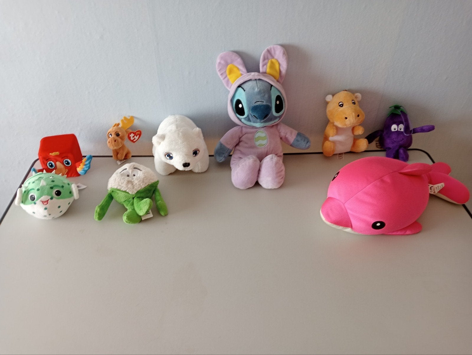 Pluche knuffeldieren (beer, eend, konijn, hond, enz), Ophalen of Verzenden, Zo goed als nieuw, Hond