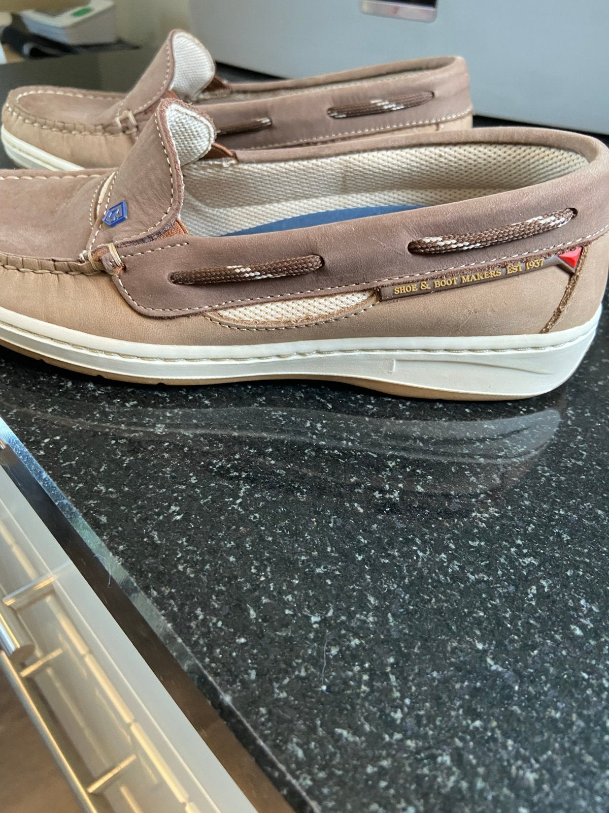 Dubarry Instappers Maat 37 - Capri Coffee/Cream, Ophalen of Verzenden, Zo goed als nieuw, Bruin, Instappers