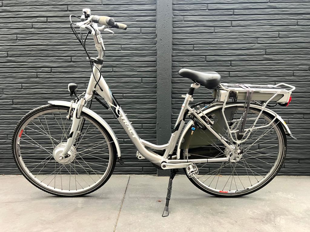 Elektrische fiets Xtract Zeer Goede Staat ✅, Fietsen en Brommers, Fietsen | Dames | Damesfietsen, Minder dan 47 cm, Ophalen, Zo goed als nieuw