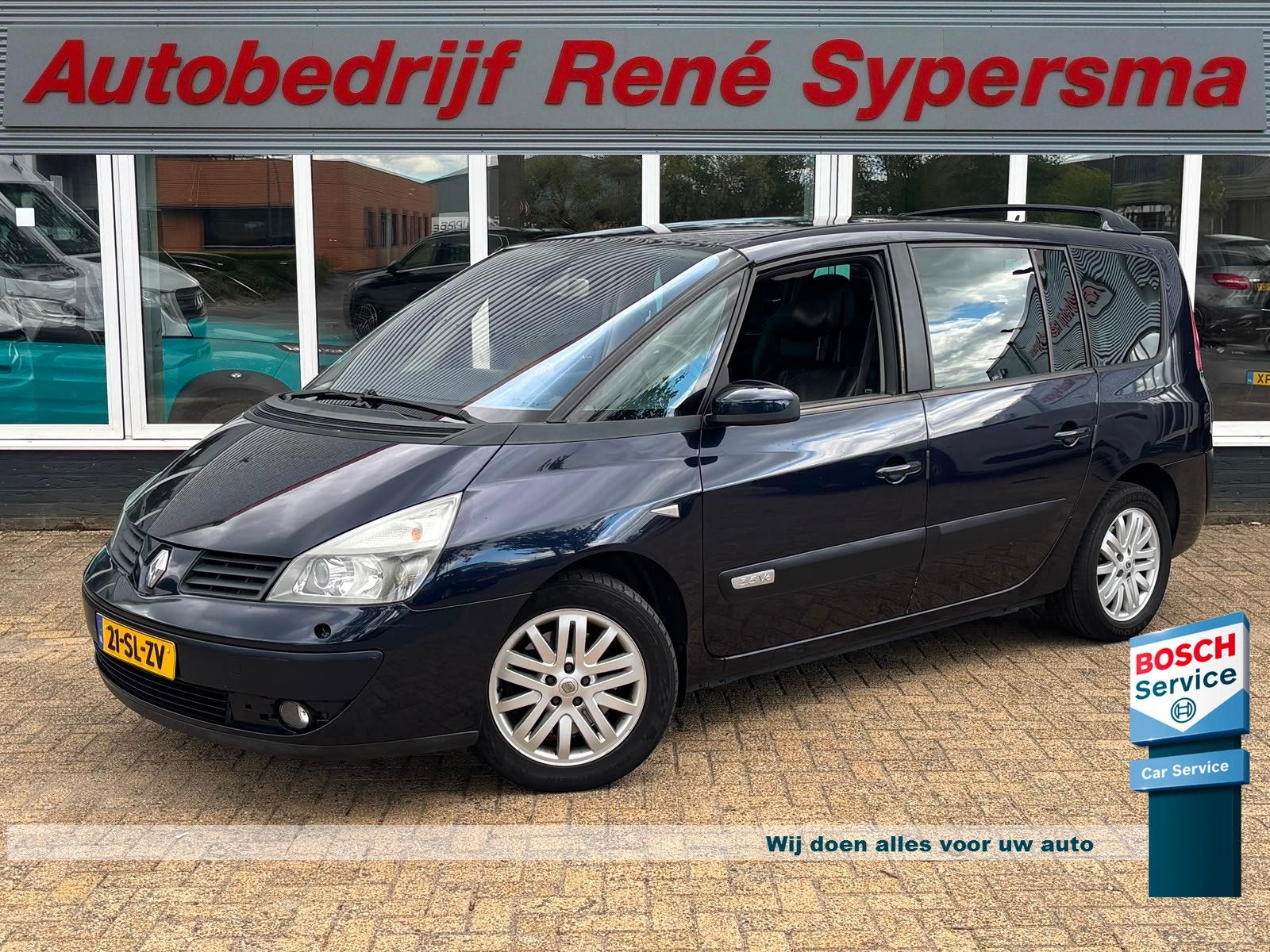 Renault Grand Espace 3.5 V6 Privilège | 7 Persoons | Automa, Auto's, Renault, Gebruikt, Zwart, 2000 kg, Blauw