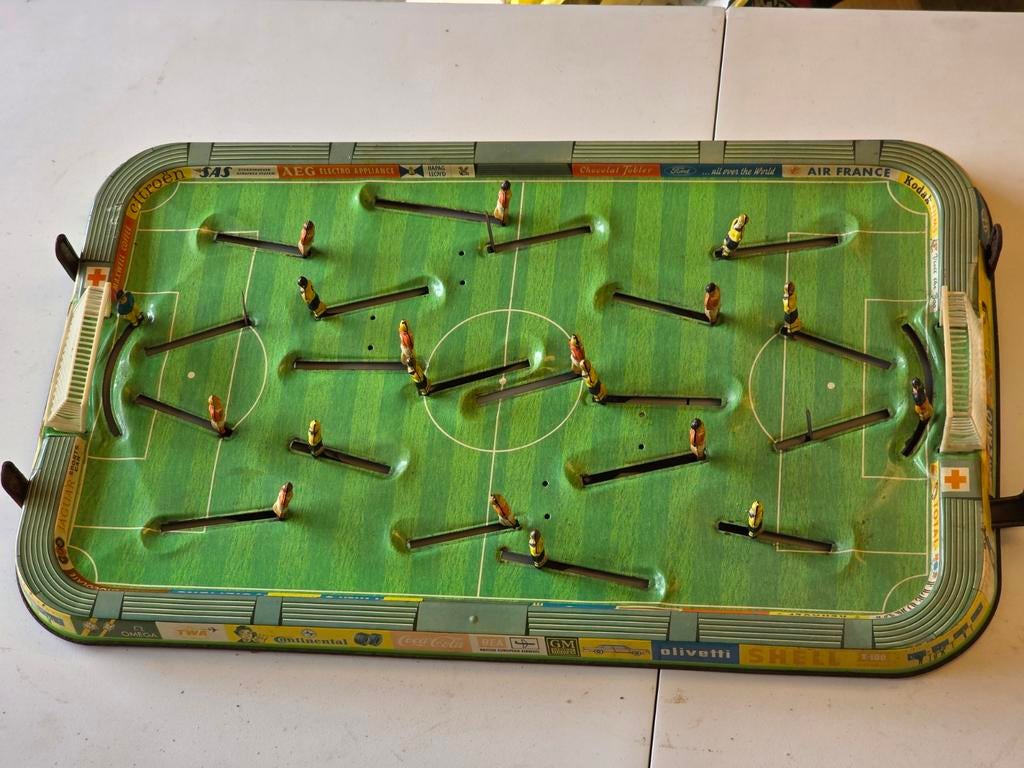 Vintage Blikken Voetbalspel, Ophalen of Verzenden, Gebruikt, Jongen of Meisje