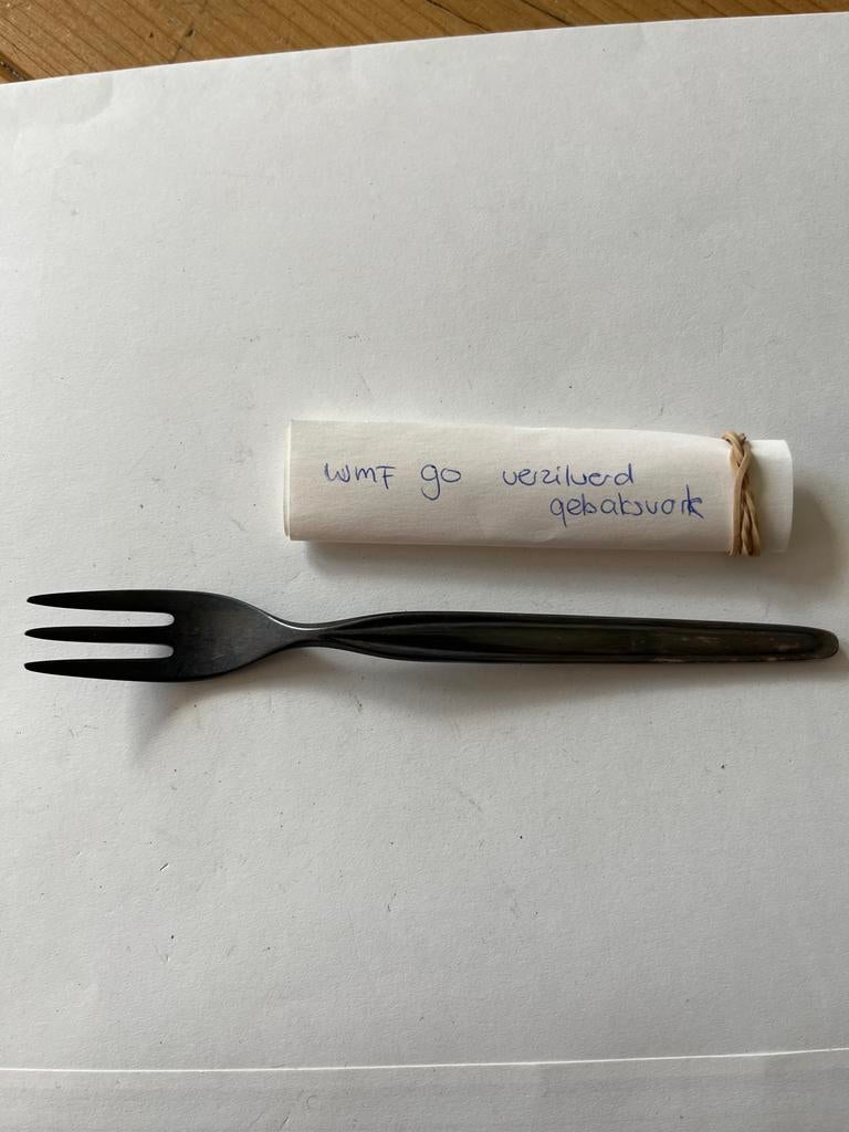 WMF 90 verzilverd gebaksvorkje, Ophalen of Verzenden
