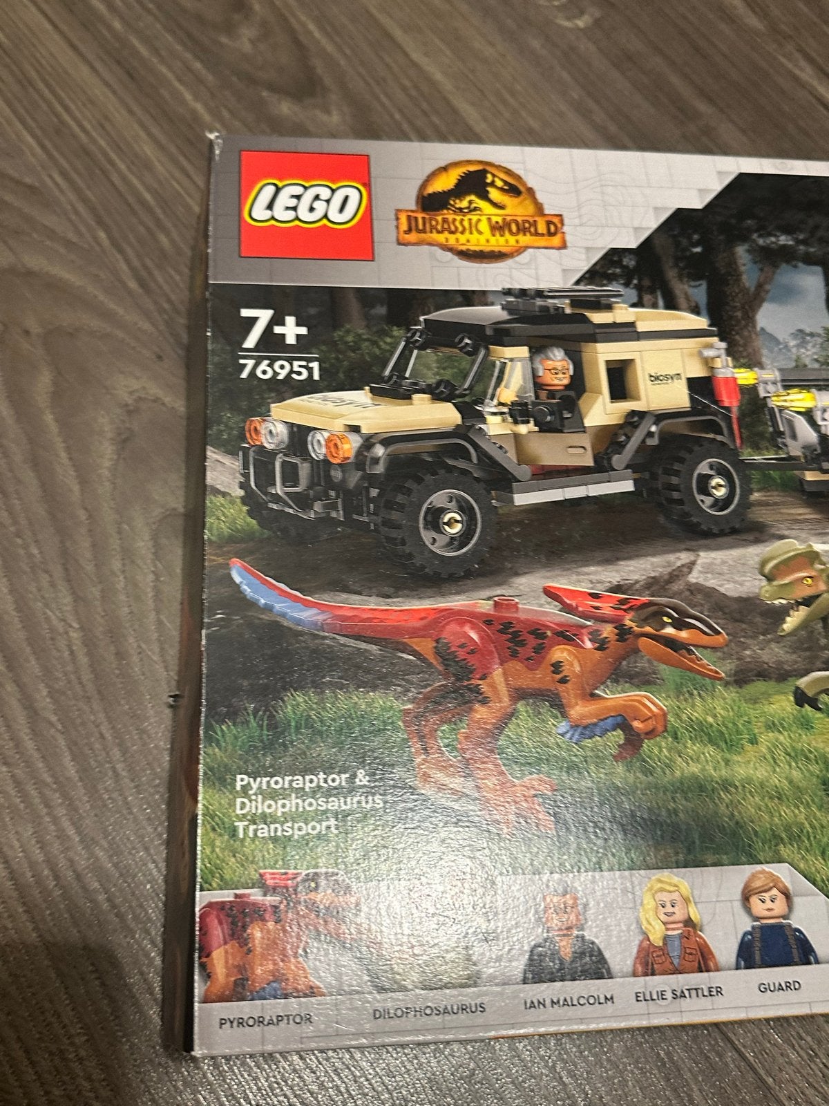 Lego Jurassic World 76951 Pyroraptor & Dilophosaurus Transpo, Jurassic World, Lego, Ophalen of Verzenden, Zo goed als nieuw