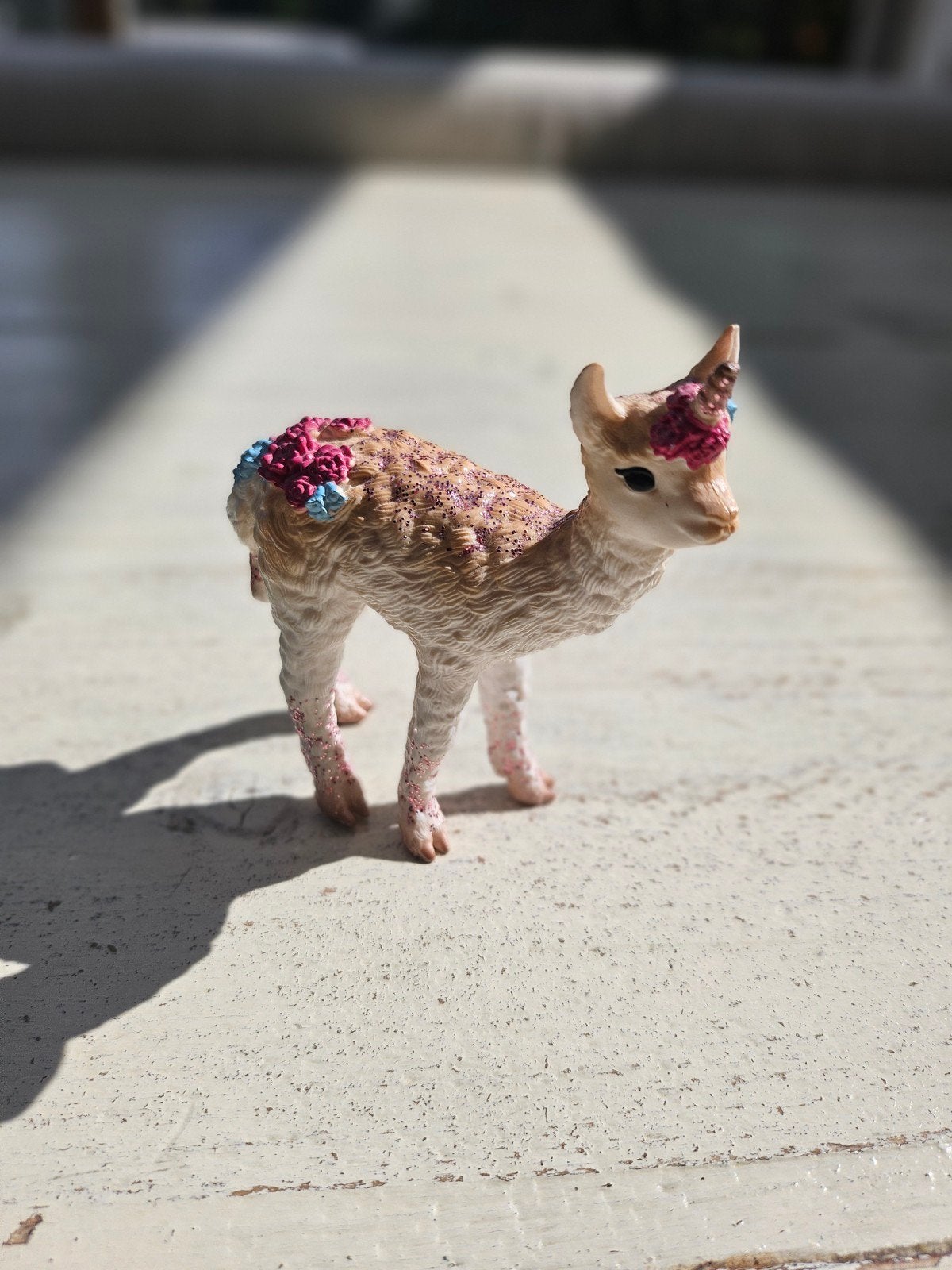 Schleich bayala 70743 lama eenhoorn, Ophalen of Verzenden, Zo goed als nieuw