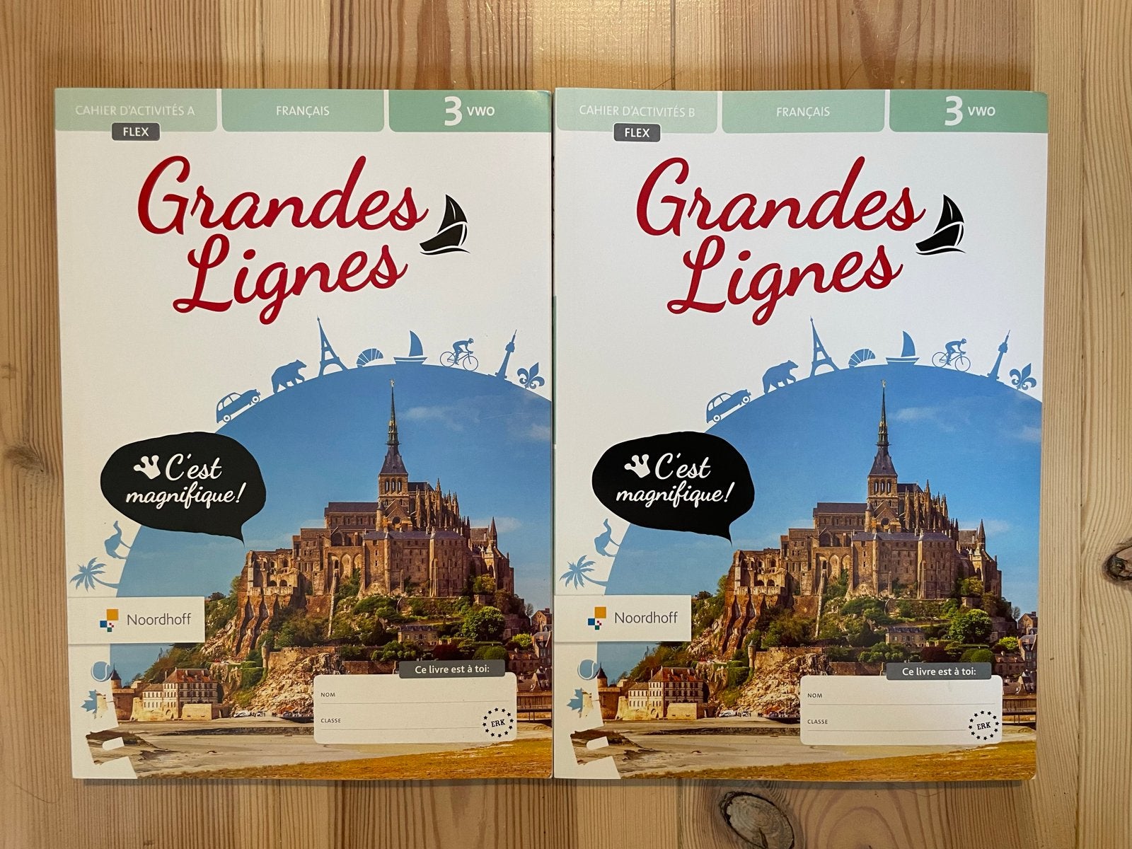 Grandes Lignes Frans 3 VWO Werkboek A en B, Boeken, Taal | Frans, Nieuw, Non-fictie, Ophalen of Verzenden