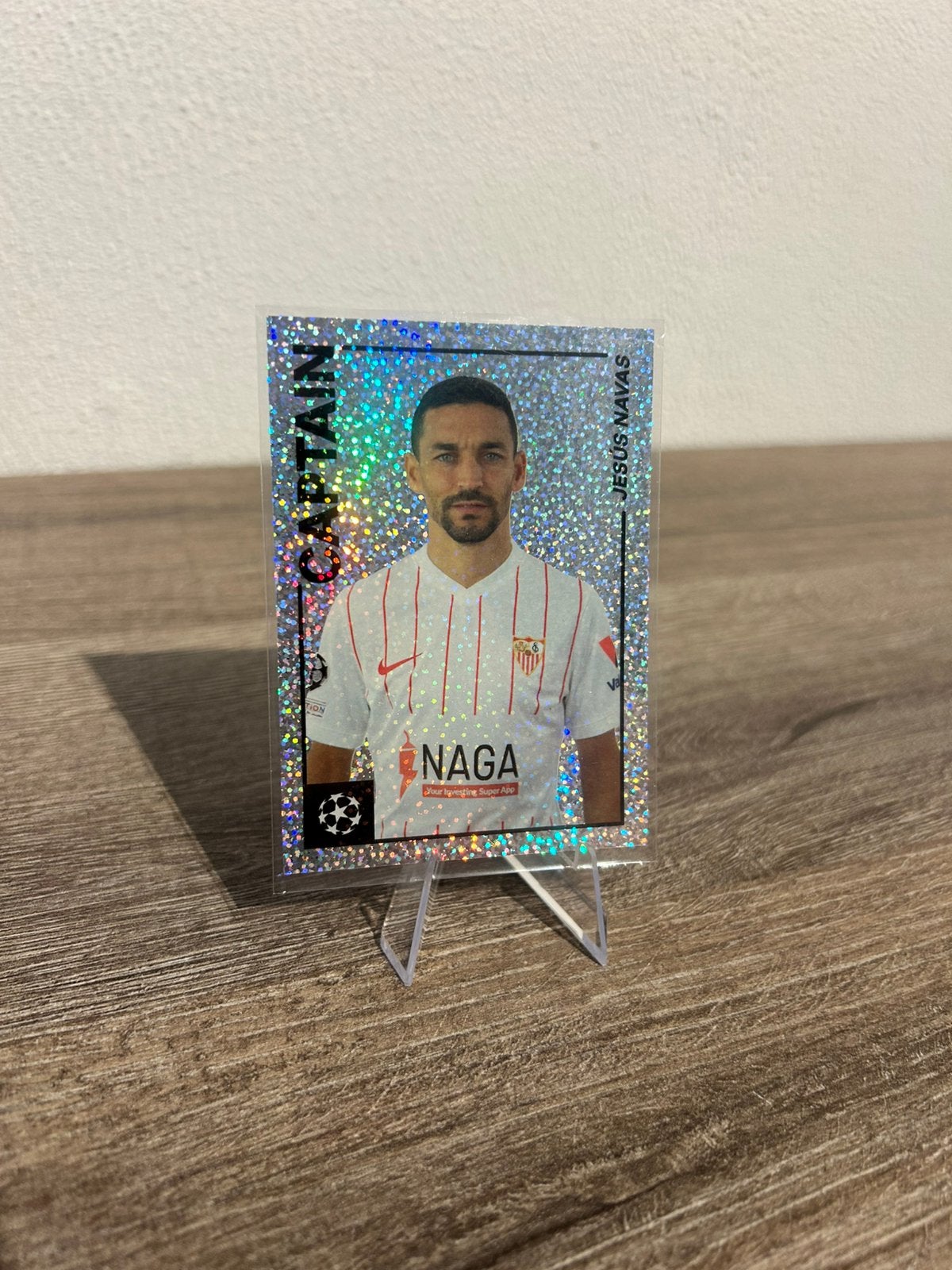 Jesús Navas 2021-22 Topps Merlin Heritage 97’ Captain #114, Ophalen of Verzenden, Zo goed als nieuw, Buitenlandse clubs, Poster, Plaatje of Sticker