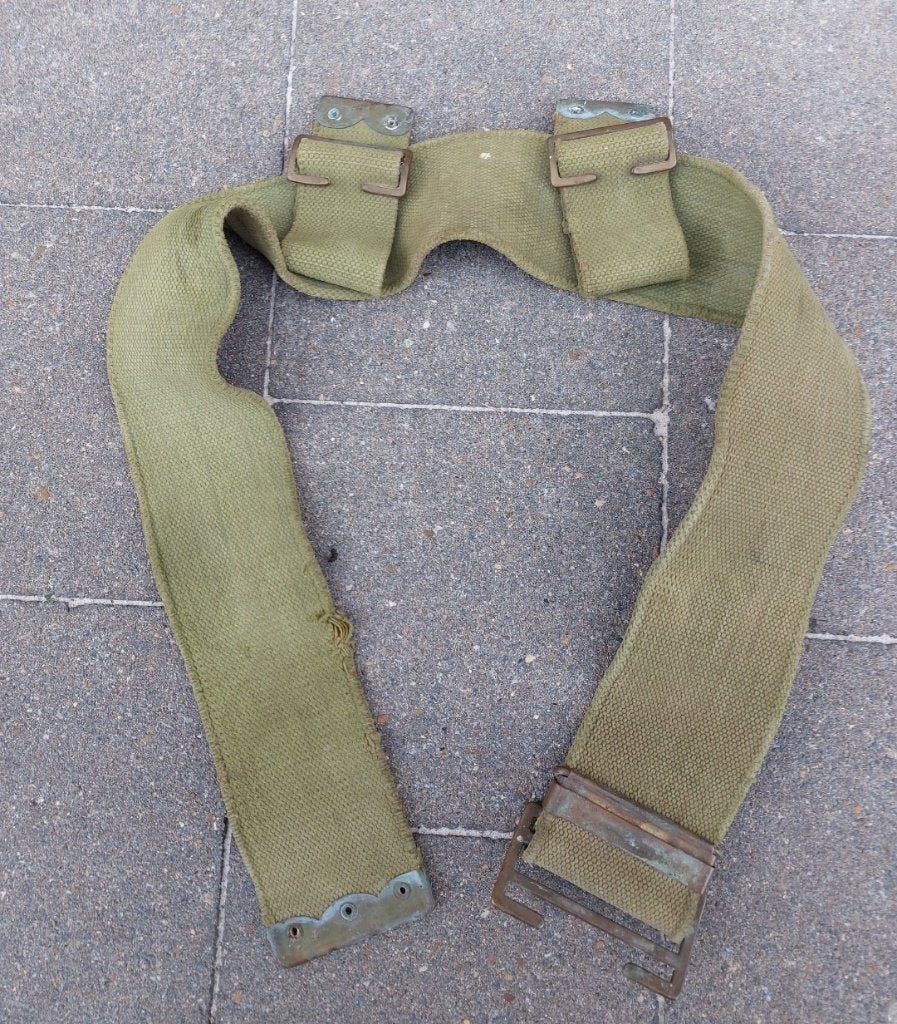 Britse / Commonwealth WO1 Army waist belt, Ophalen of Verzenden, Landmacht, Engeland, Overige typen