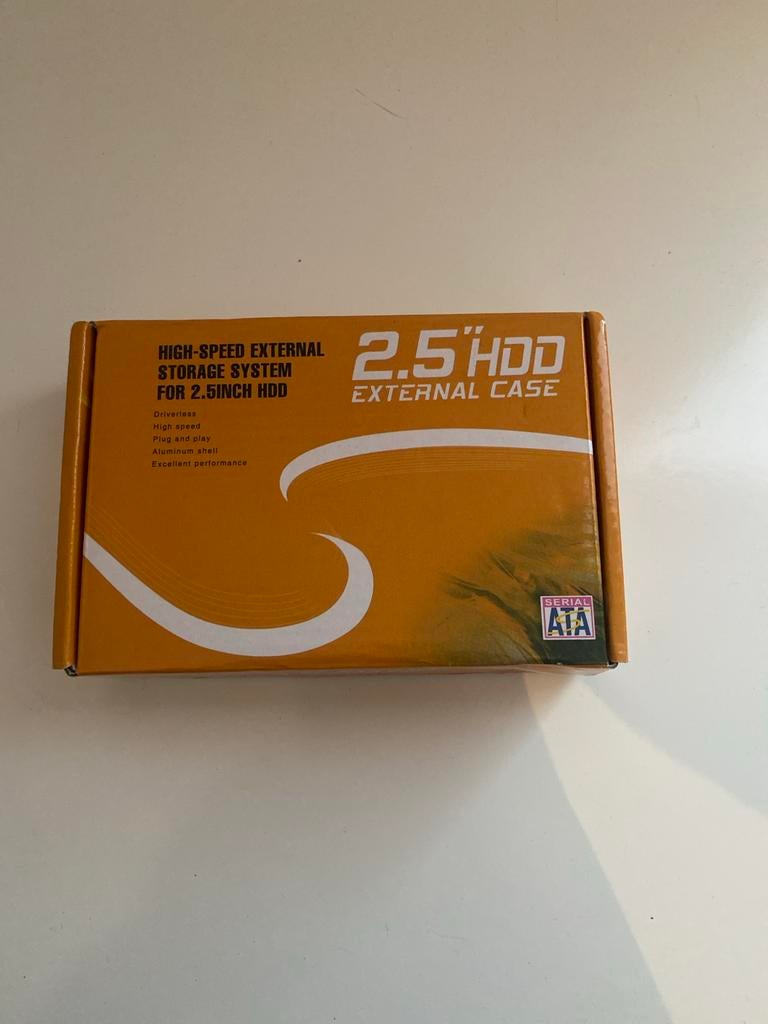 2.5" HDD externe behuizing, Computers en Software, Harde schijven, Nieuw, Server, Extern, HDD, USB, Ophalen