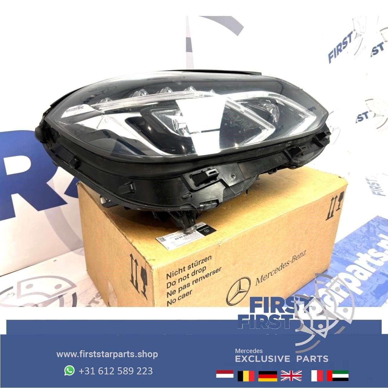 W212 Facelift FULL LED ILS Koplamp RECHTS Mercedes E Klasse, Gebruikt, -, Ophalen of Verzenden, -