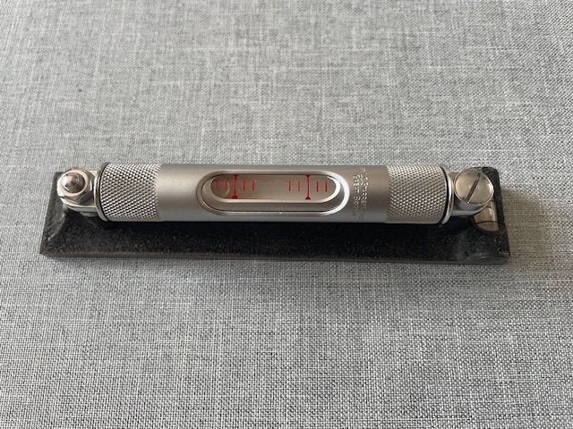 Starrett 98-6 Machinewaterpas met libel voor hoge precisie, Ophalen of Verzenden