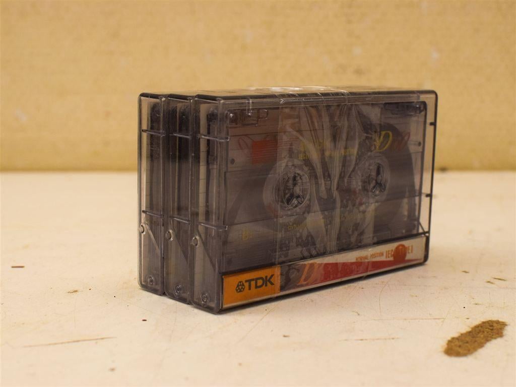 3 stuks TDK Cassettebandjes 51696, Ophalen of Verzenden, Gebruikt, Overige genres, 1 bandje