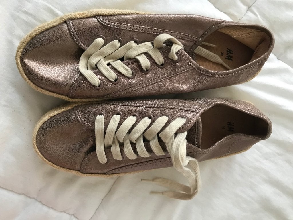 H&M dames schoenen, Ophalen of Verzenden, Zo goed als nieuw, Zwart, Sneakers of Gympen