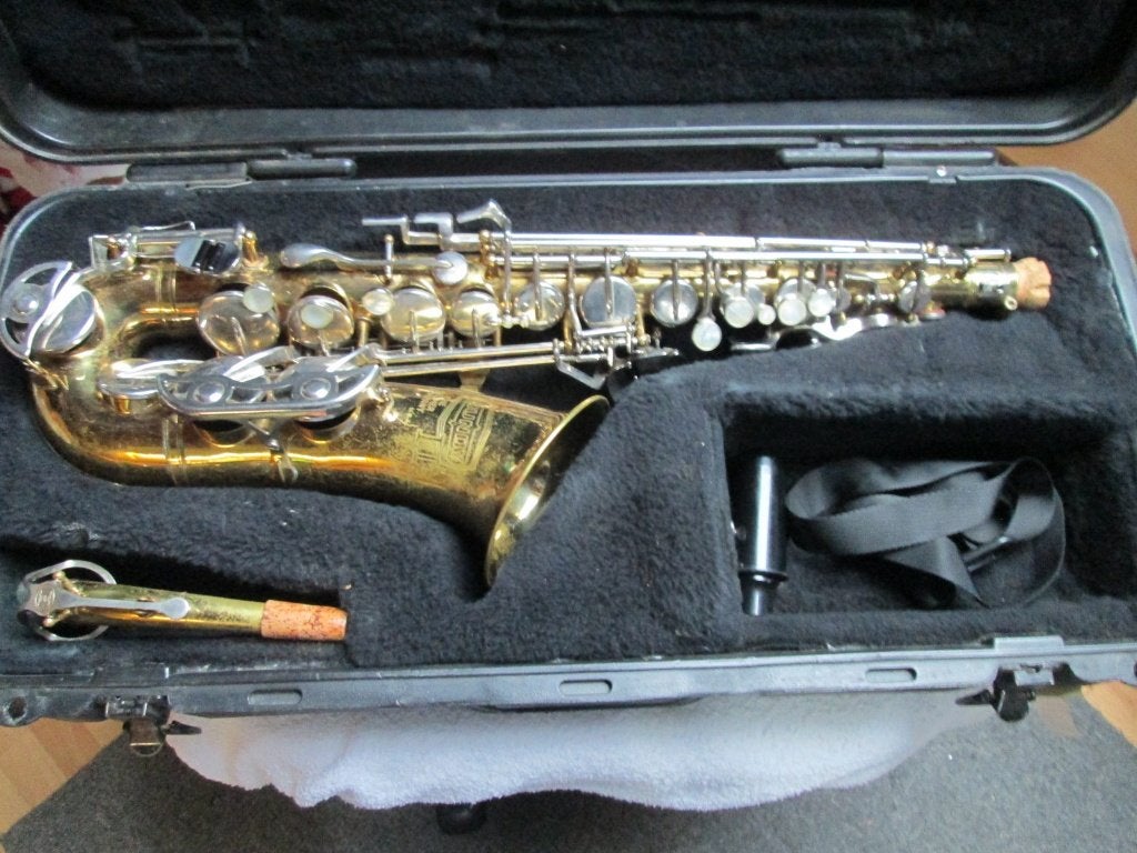 Selmer Bundy ll altsaxofoon, Ophalen of Verzenden, Gebruikt, Alt, Met koffer