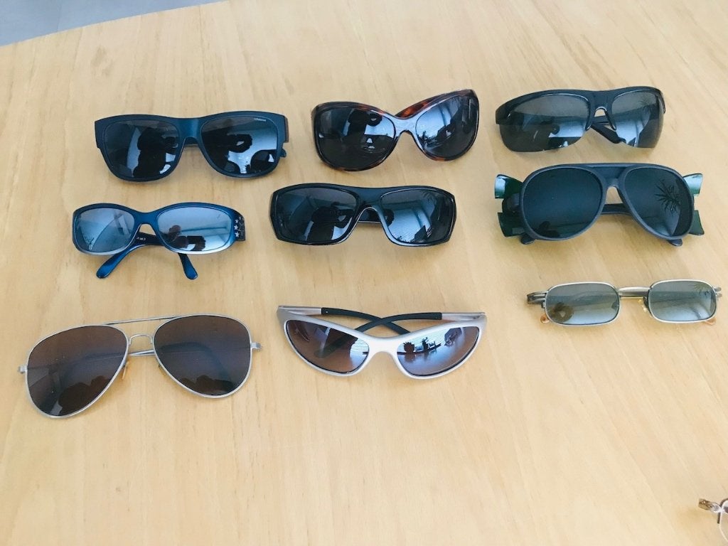 Diverse zonnebrillen collectie - Verschillende stijlen, Overige merken, Zonnebril, Zwart, Ophalen of Verzenden