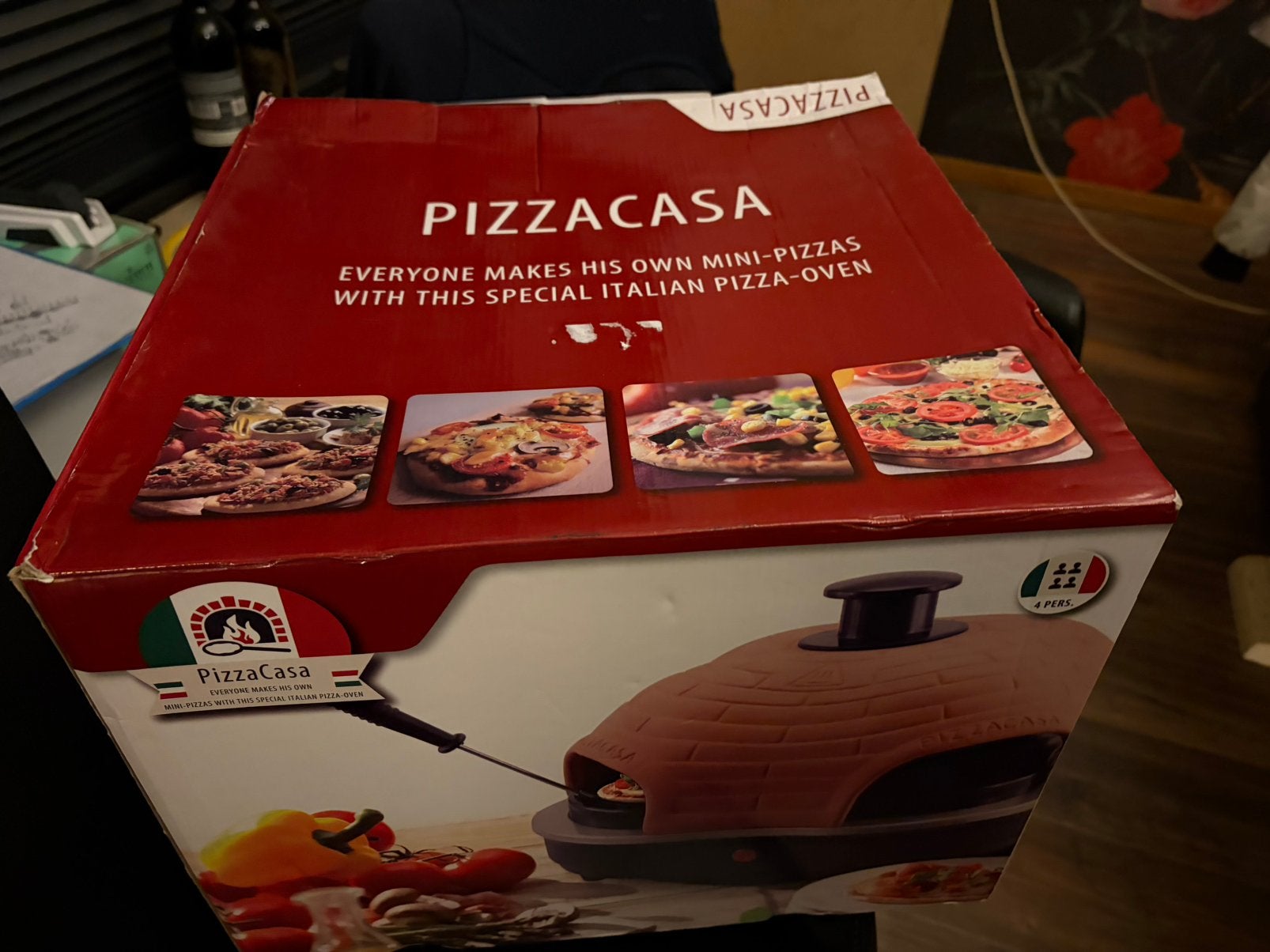 Zeer nette pizzarette, schoon, fris, zo goed als nieuw!, Ophalen, 4 t/m 7 personen, Zo goed als nieuw