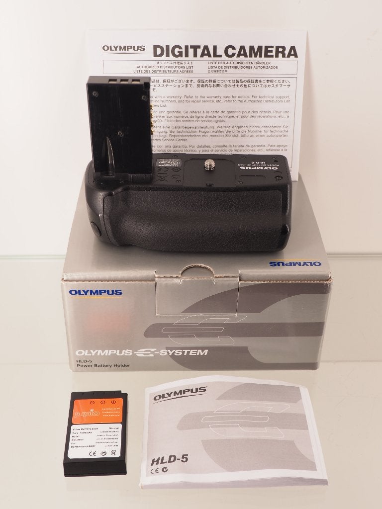 Olympus HLD-5 batterygrip E-620 / E-600 incl extra accu, Gebruikt, Overige typen, Ophalen of Verzenden, Olympus