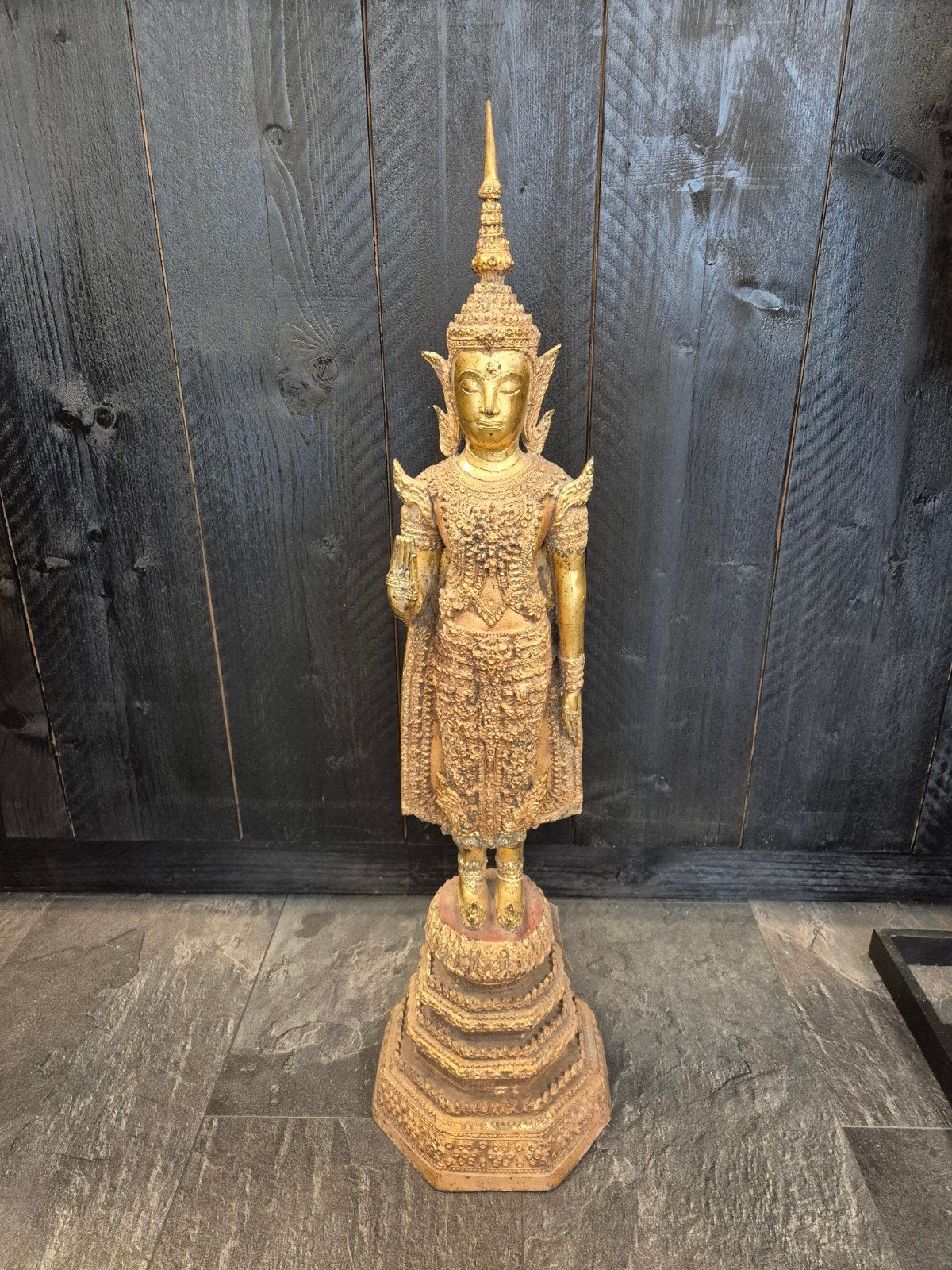 Rattanakosin brons boeddha beeld 80 cm, Ophalen of Verzenden, Buddha thailand, Info@degaafstewinkel.nl, 2841bh