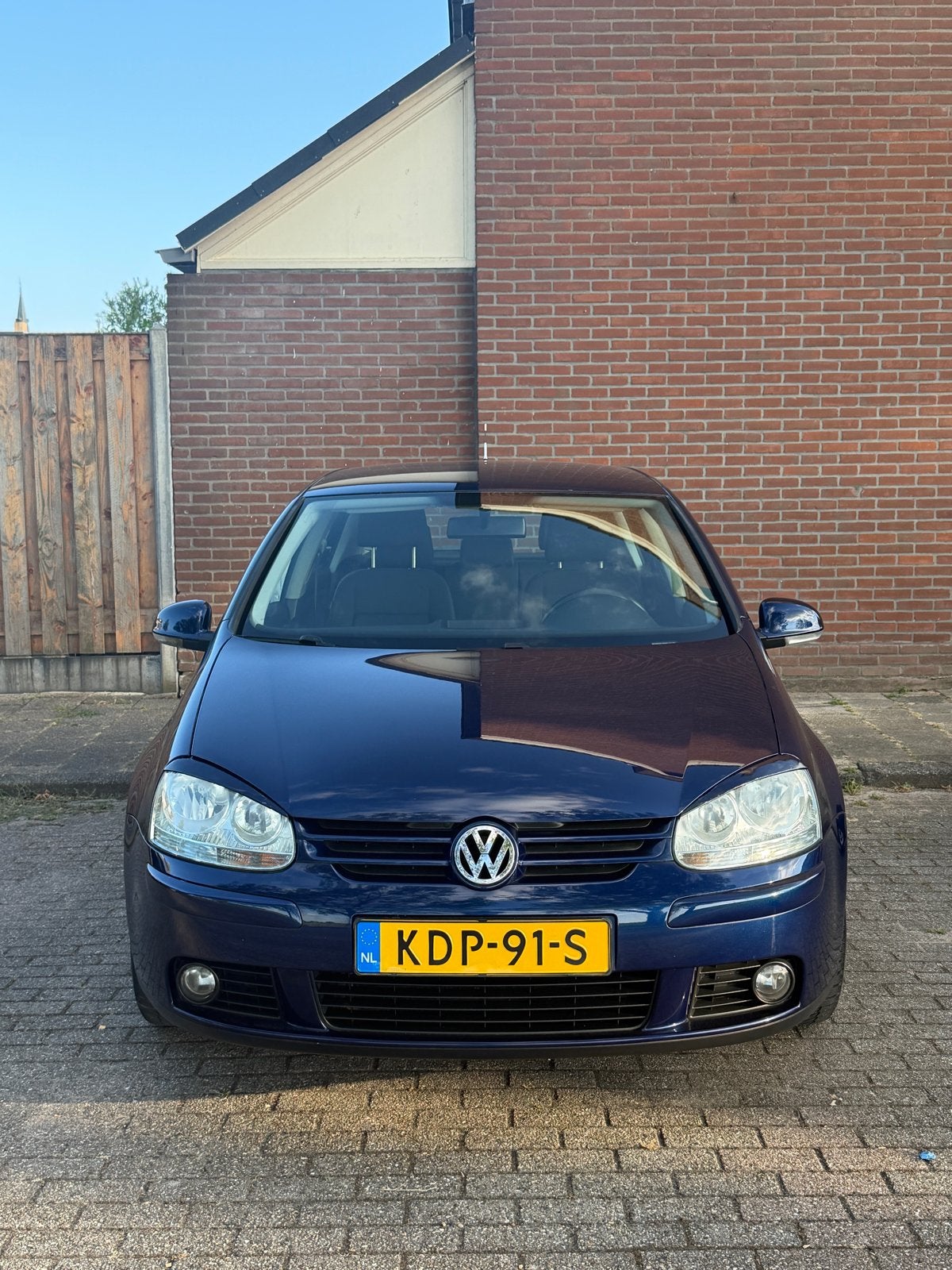 Volkswagen Golf 1.6 75KW 5D 2006 Blauw, Auto's, Voorwielaandrijving, Stof, Zwart, 4 cilinders
