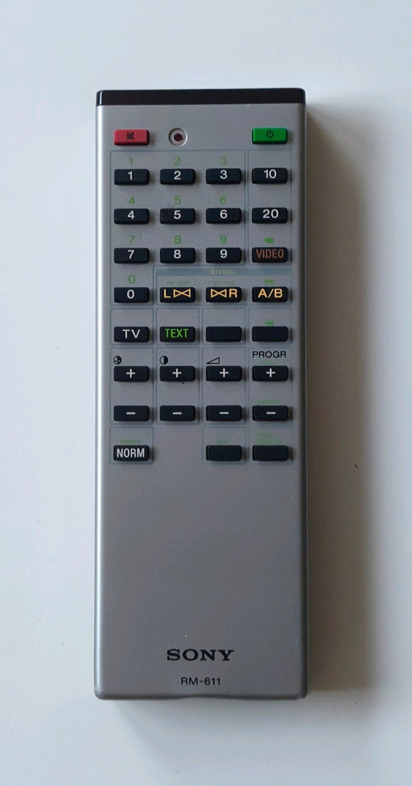 Sony RM-611 Afstandsbediening - Vintage TV Afstandsbediening, Ophalen of Verzenden, Gebruikt, Origineel, Tv