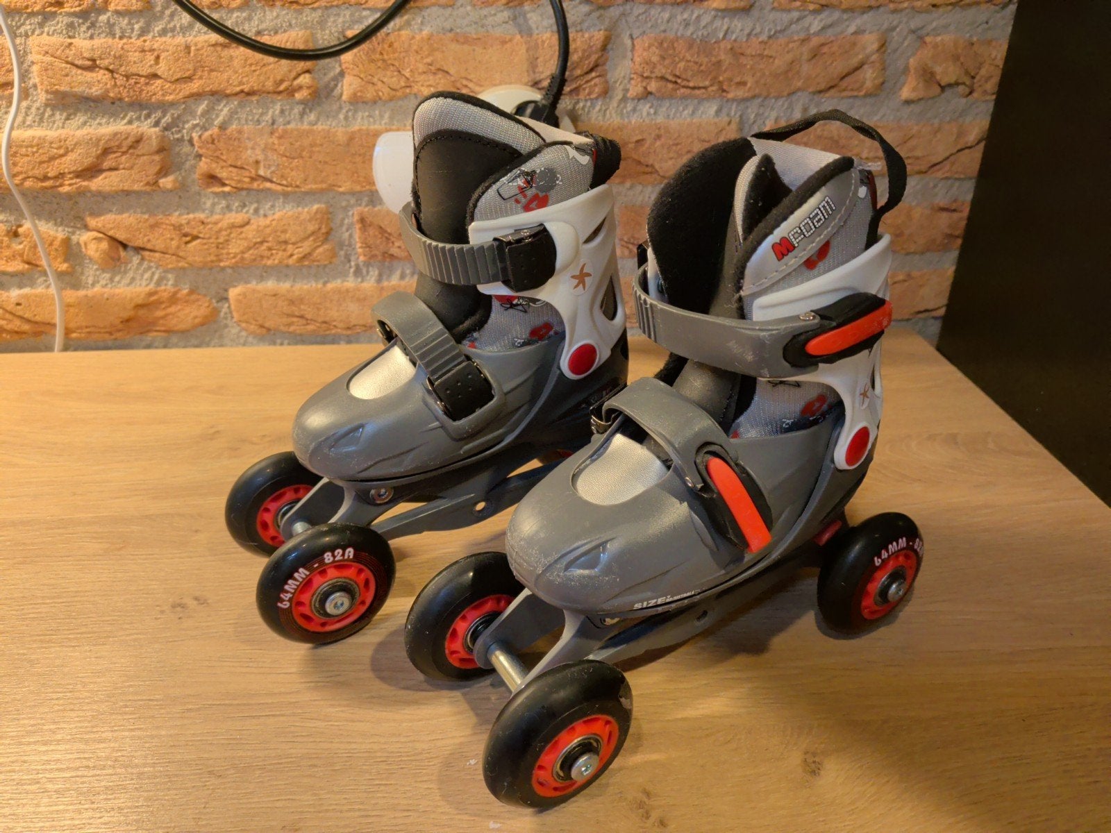 Nijdam 3-in-1 skates maat 27 - 30 (inline, trike, quad), Ophalen of Verzenden, Verstelbaar, Gebruikt, Kinderen