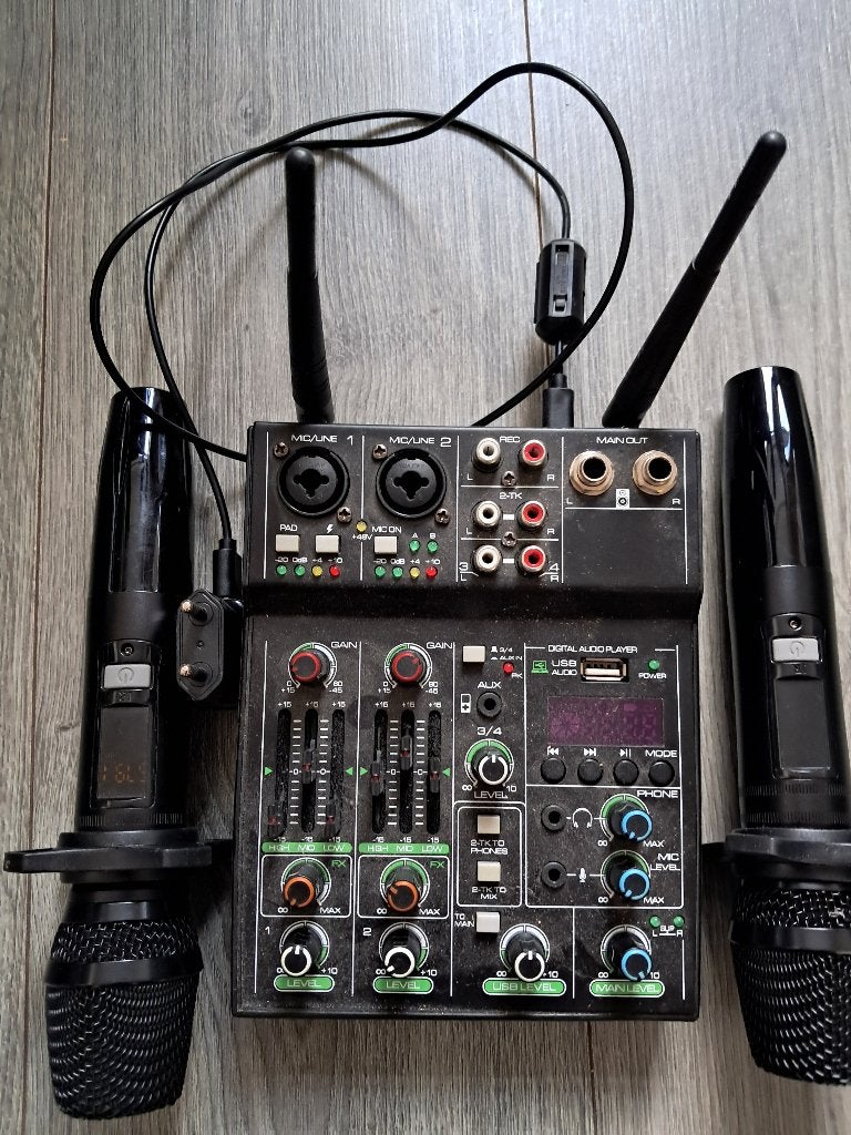 mengpaneel, Ophalen, Zo goed als nieuw, Microfooningang