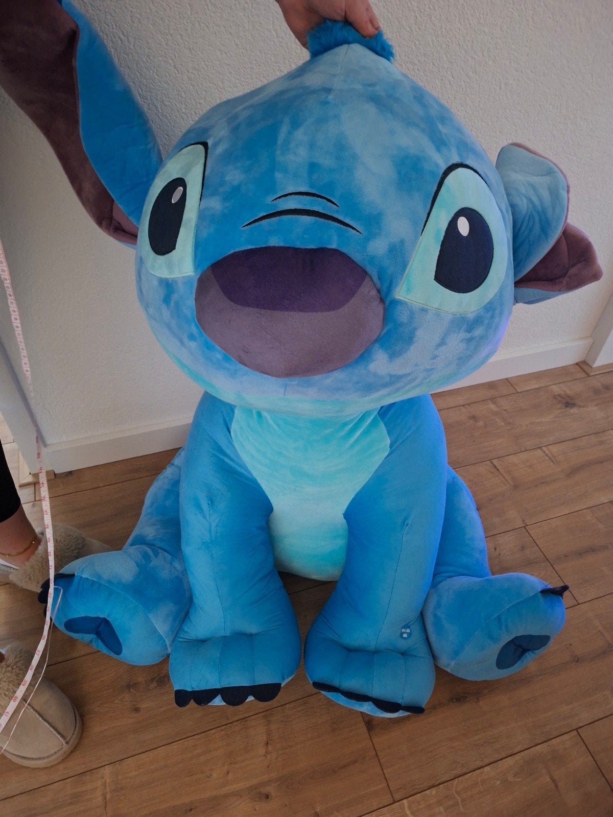 Grote Stitch Knuffel - 100 cm hoog met geluid, Ophalen, Disney, Overige typen, Blauw