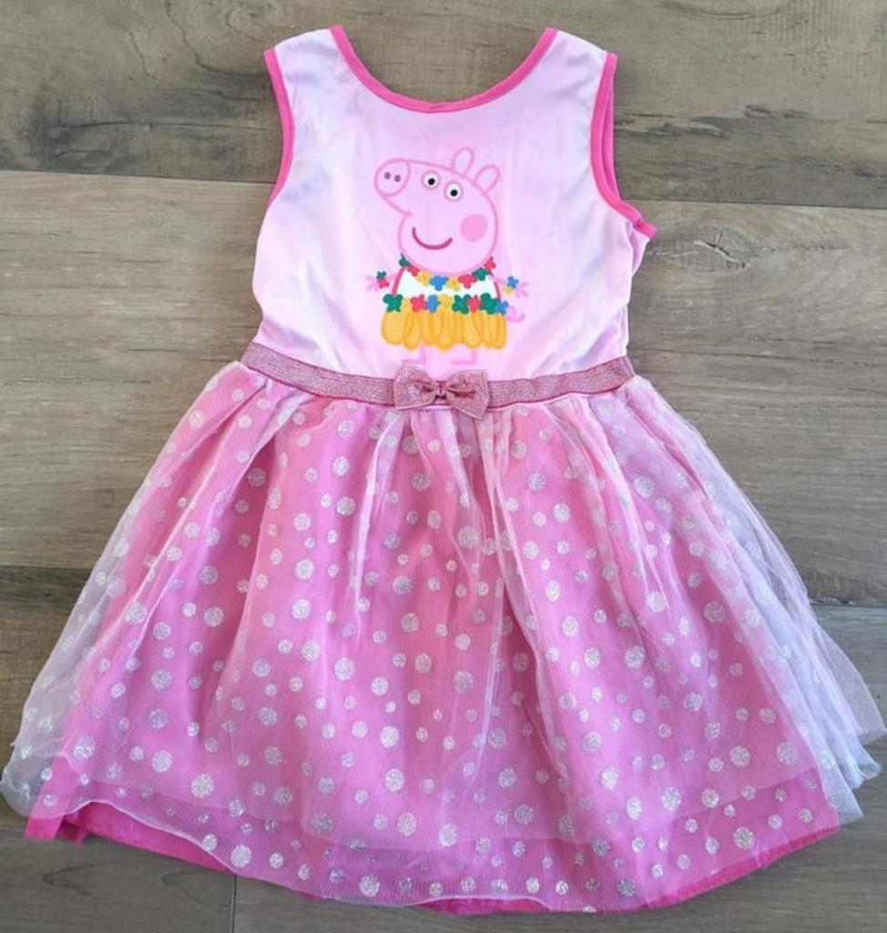 Peppa Pig Verkleedjurkje (4-6 jaar), Ophalen of Verzenden, Zo goed als nieuw, Peppa Pig, Meisje