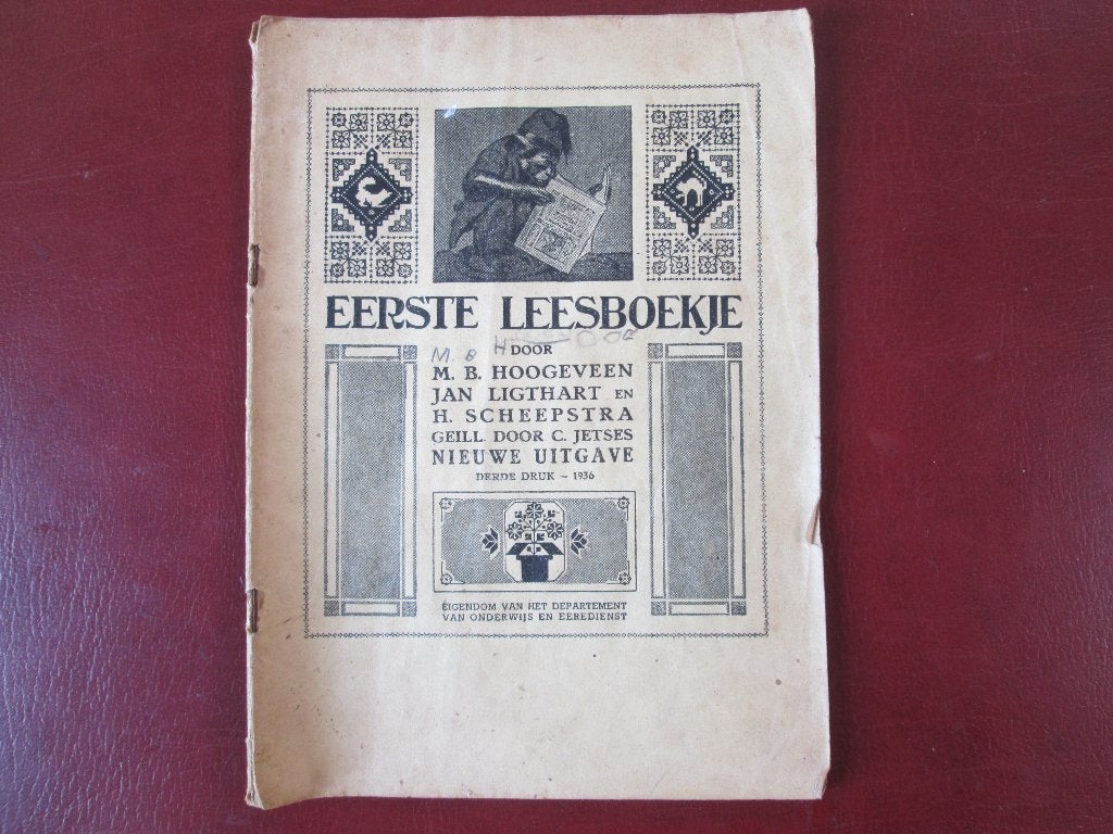 Eerste Leesboekje, nieuwe uitgave, door M. B. Hoogeveen, Ophalen of Verzenden, Gelezen, Overige niveaus, Nederlands