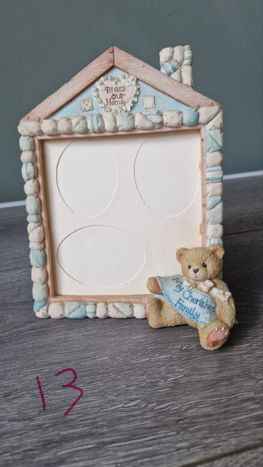 Cherished Teddies fotolijstje, Ophalen, Zo goed als nieuw, Beeldje, Cherished Teddies