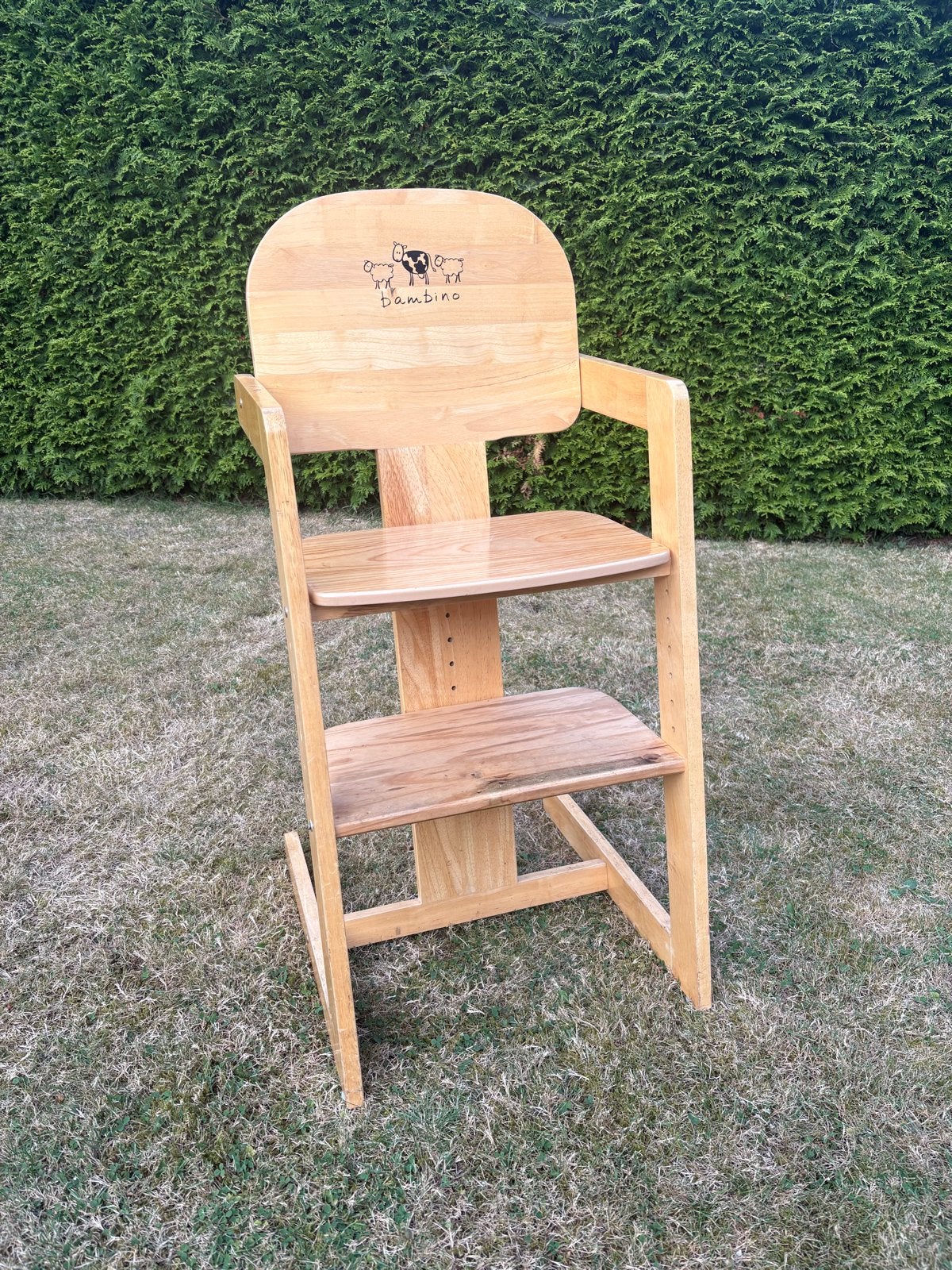 Bambino meegroeistoel - Houten kinderstoel, Ophalen, Gebruikt, Meegroeistoel, Aanschuifbaar