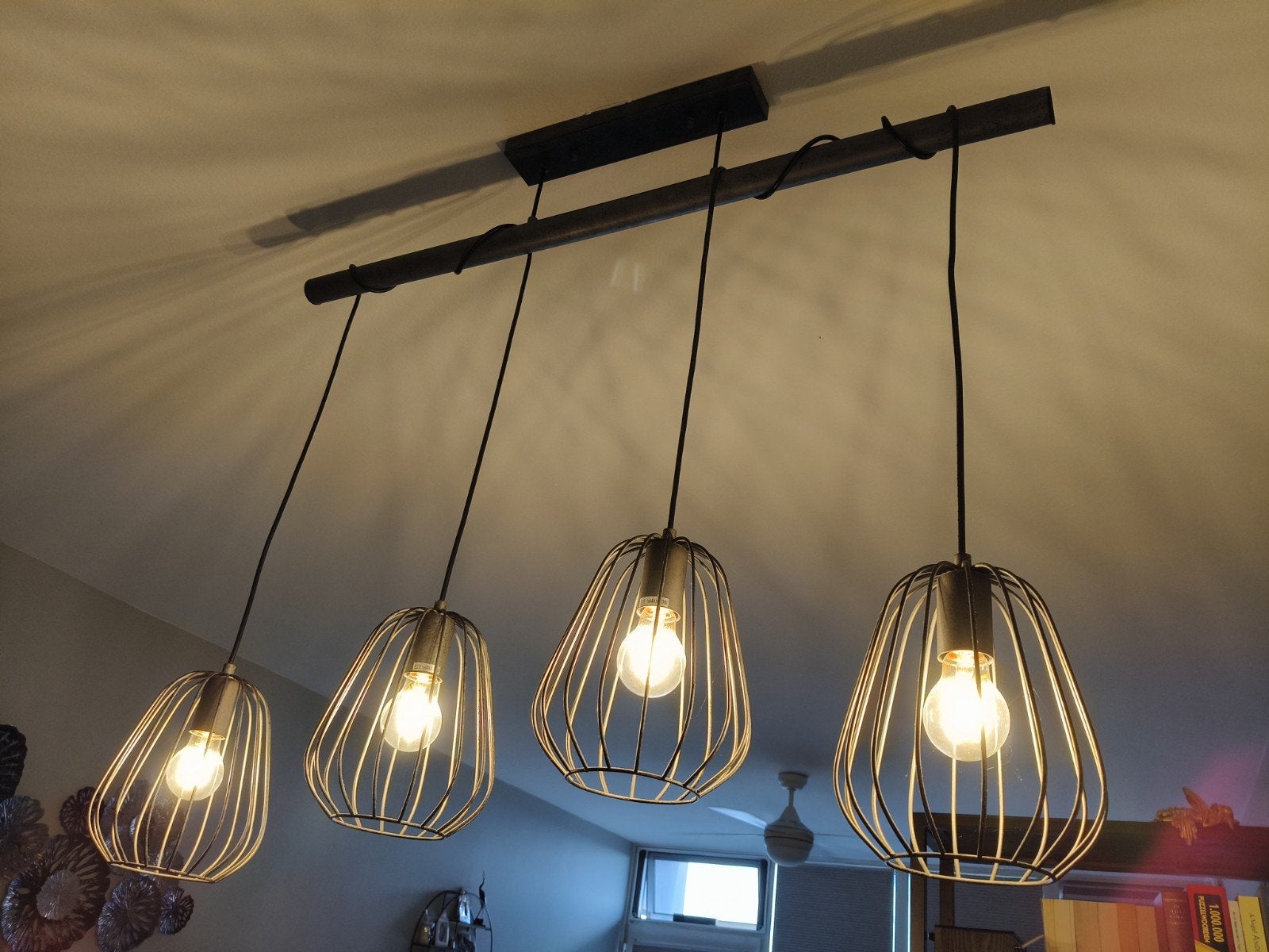 Eetkamerlamp, Ophalen of Verzenden, Zo goed als nieuw, Metaal, E27 (groot)