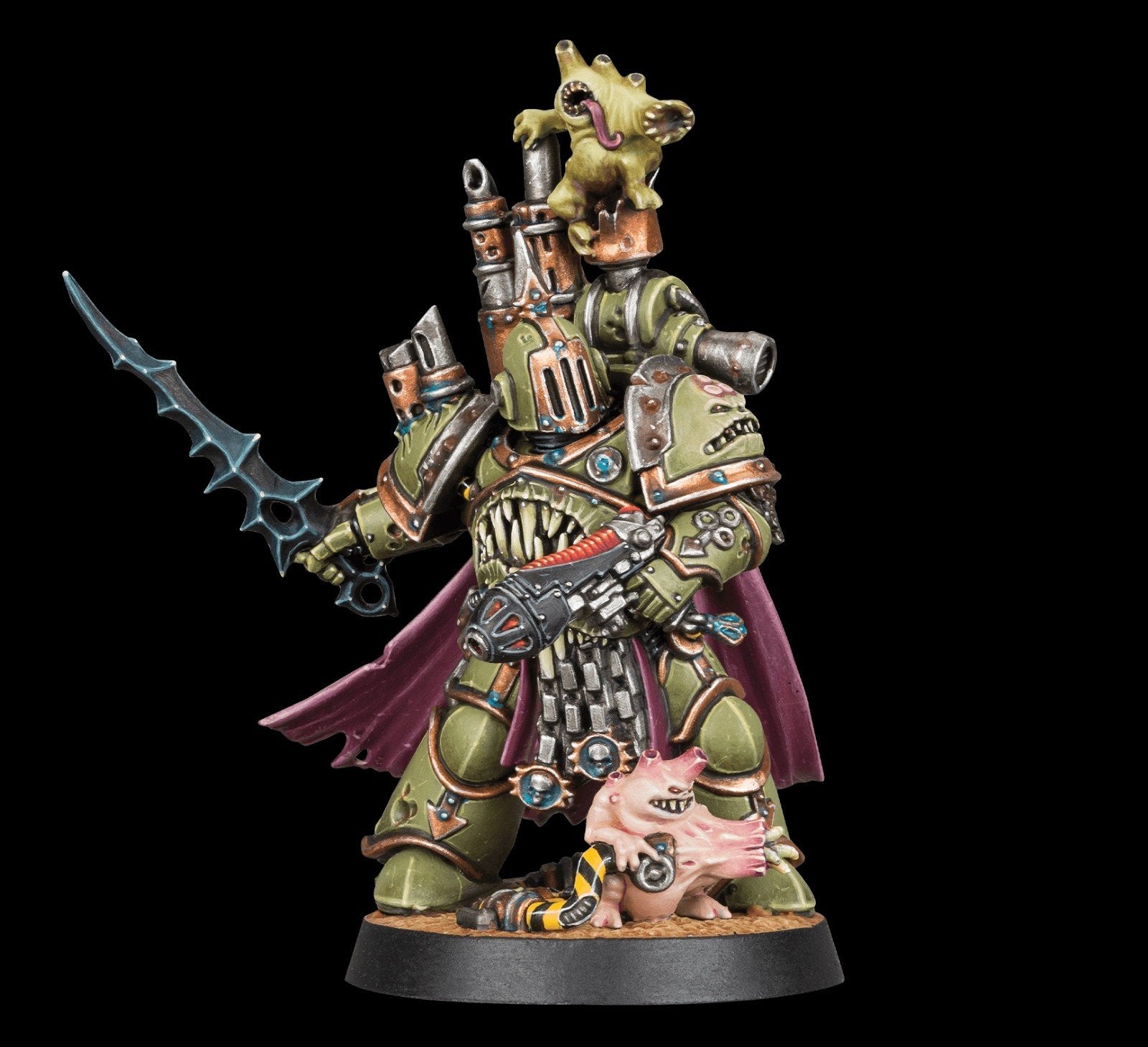 Plague Champion Gangrus, Ophalen of Verzenden, Zo goed als nieuw, Warhammer