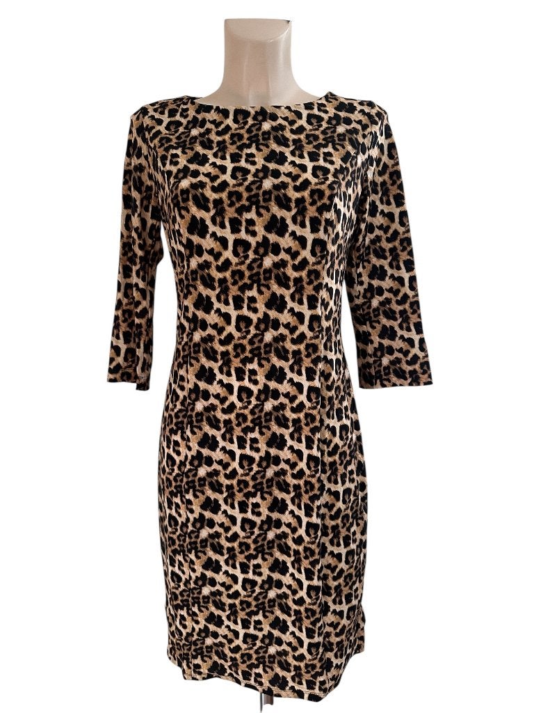 LaDress jurk XS, Bruin, Ophalen of Verzenden, Zo goed als nieuw, Maat 34 (XS) of kleiner