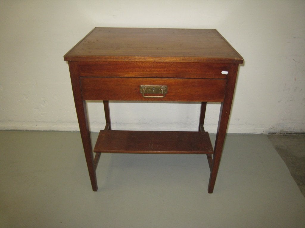 Vintage teak wandtafel, Huis en Inrichting, Tafels | Sidetables, Niet ingevuld, Gebruikt, Niet ingevuld, Niet ingevuld