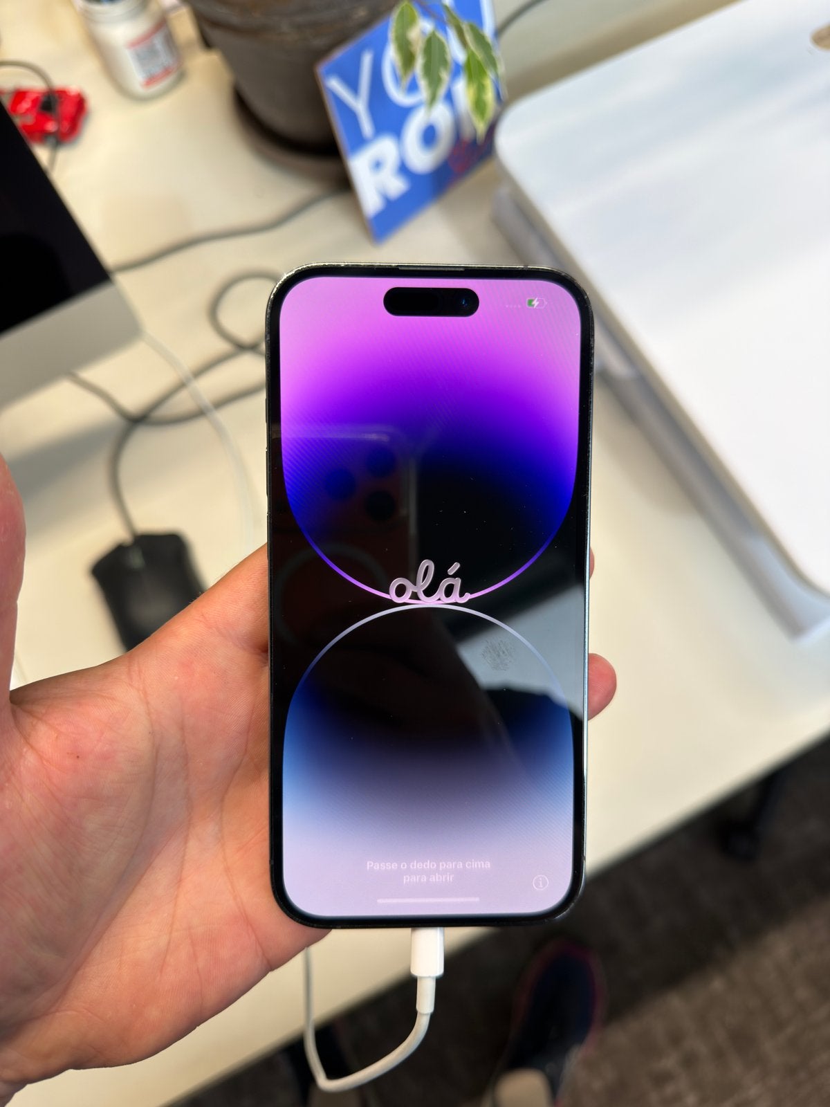 iPhone 14 Pro Max 128GB Dieppaars, Ophalen, 80 %, Paars, Zonder simlock