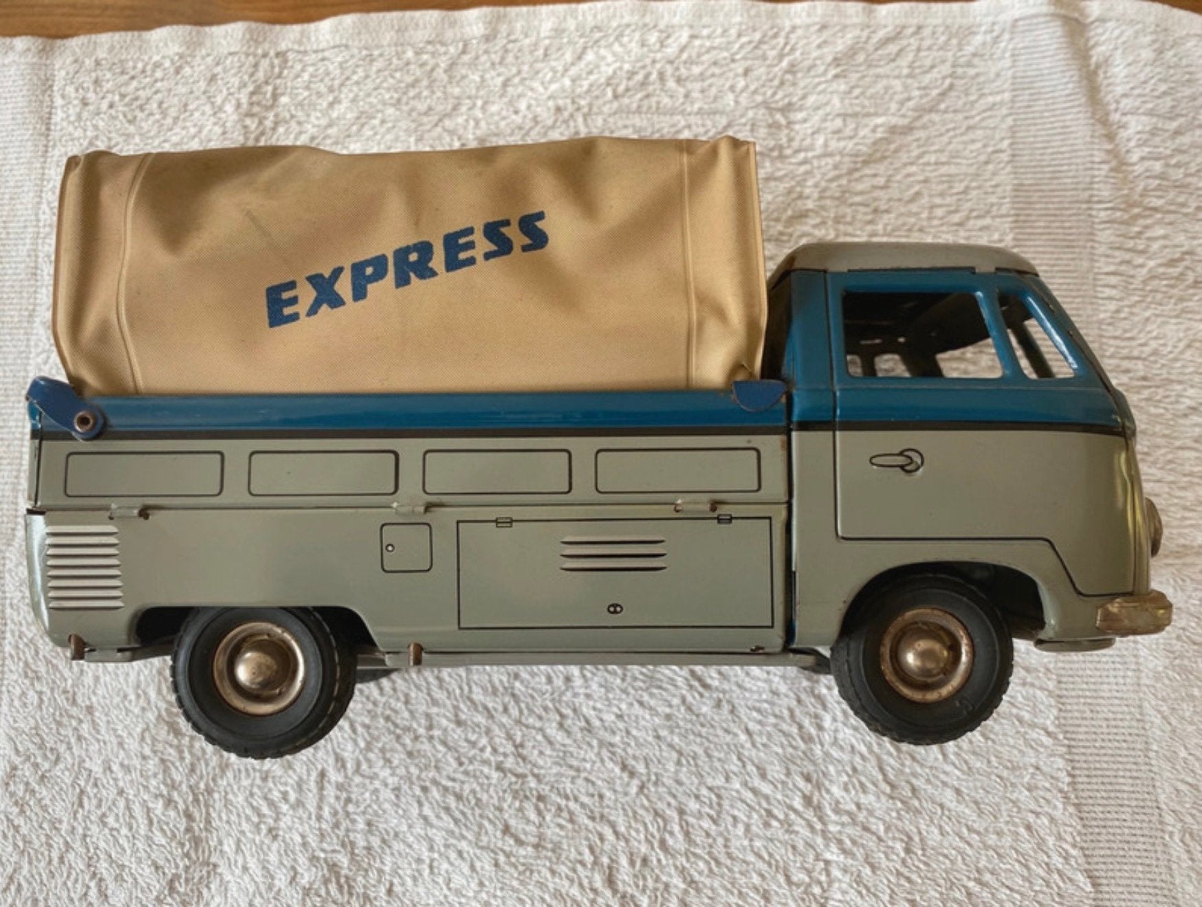 Zeldzame VW Tippco T1 “Express” met huif en Originele doos., Ophalen of Verzenden