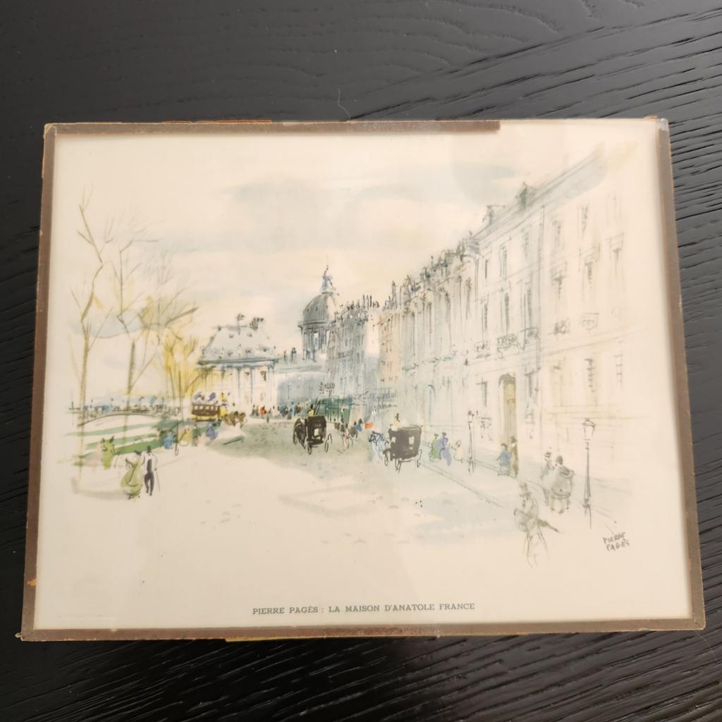 Vintage Medische Reclameprent Specia (Largactil) - Pierre Pa, Ophalen of Verzenden