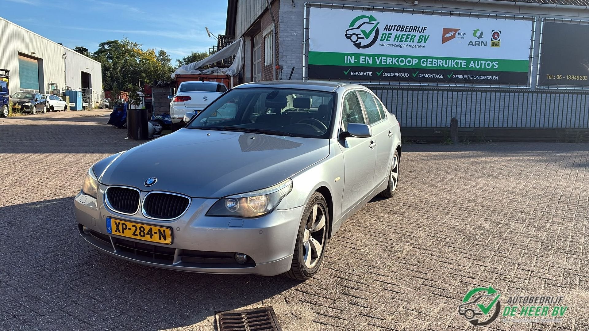 BMW 520, Auto's, BMW, Automaat, Zwart, 10 km/l, Bedrijf