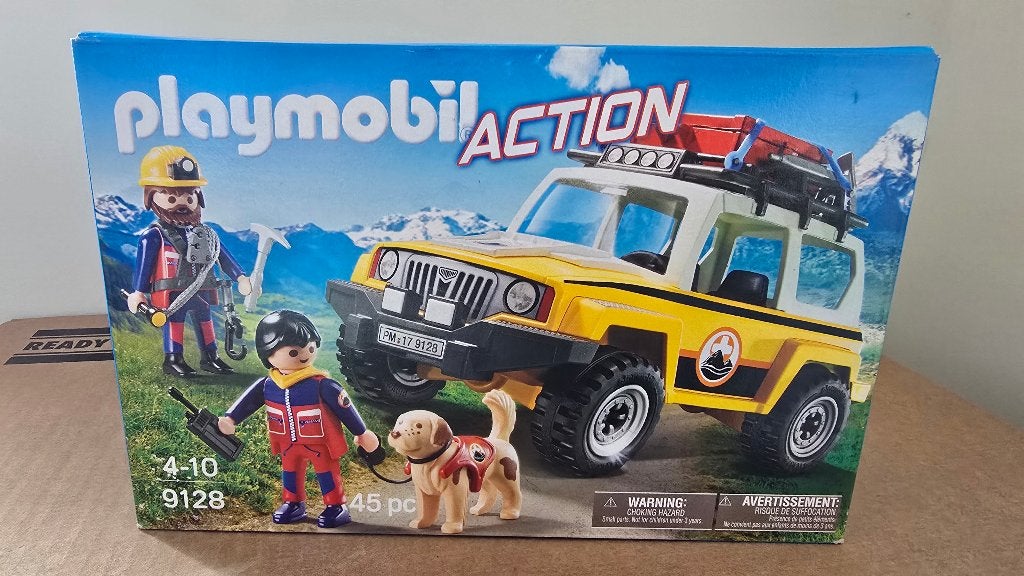 Playmobil 9128 Jeep reddingsbrigade nieuw in doos, Complete set, Voertuig, Nieuw, Ophalen of Verzenden