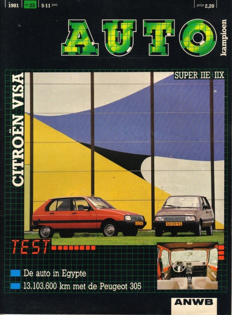 Autokampioen dubbeltest Citroen Visa Super E en Super X, Boeken, Ophalen of Verzenden, Gelezen, Citroën