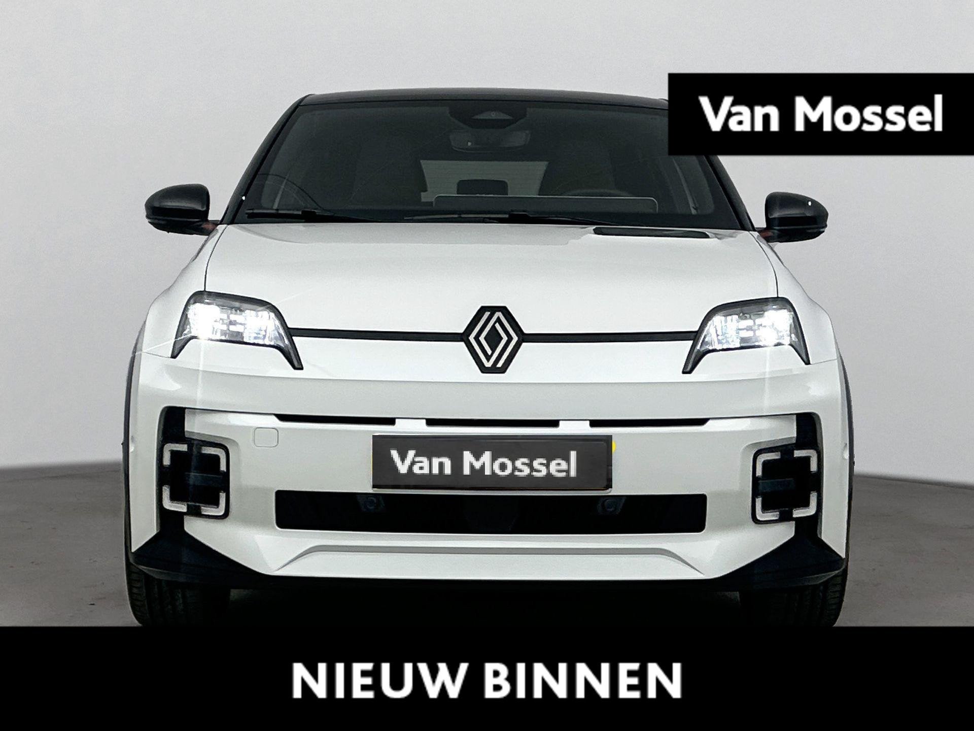 Renault 5 comfort range iconic cinq 52 kWh | Demo | Automaat, Auto's, Stof, Wit, Origineel Nederlands, Te koop