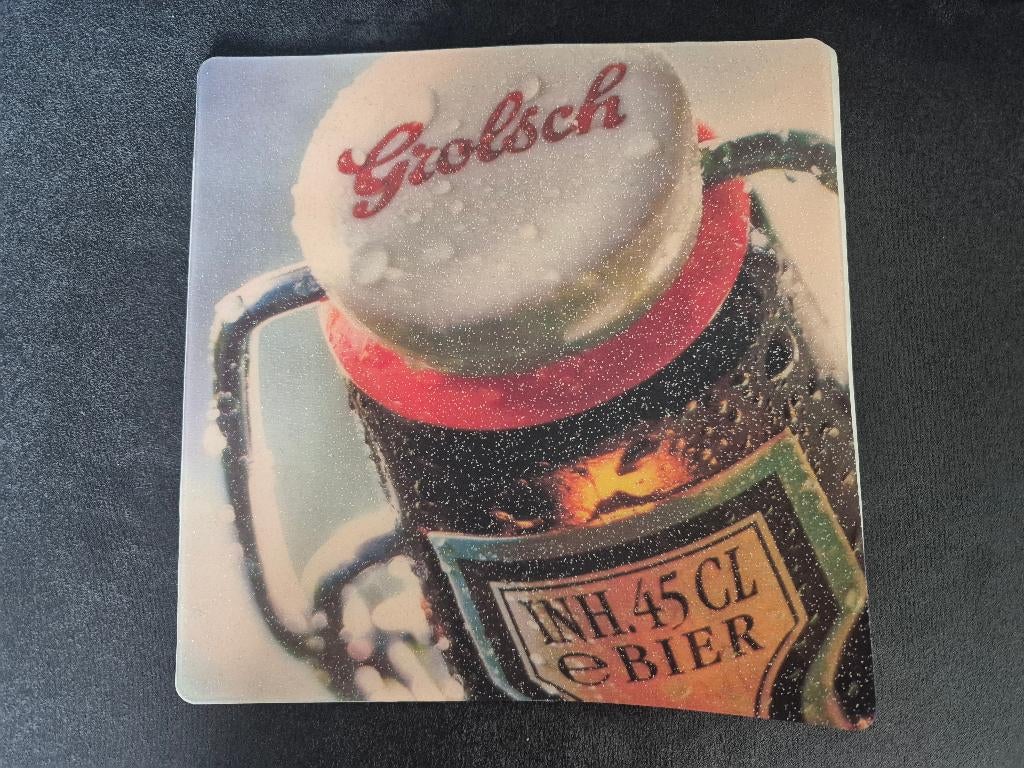Te koop: muismat met Grolsch beugelfles, cadeau, Verzamelen, Biermerken, Ophalen of Verzenden, Nieuw, Overige typen, Grolsch