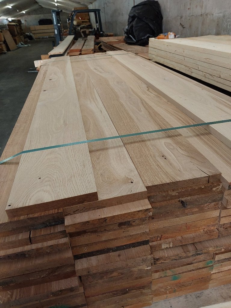 vensterbank planken eiken foto 1-2-3-4 24mm dik 195mm, Ophalen, Nieuw, 250 cm of meer, Balken