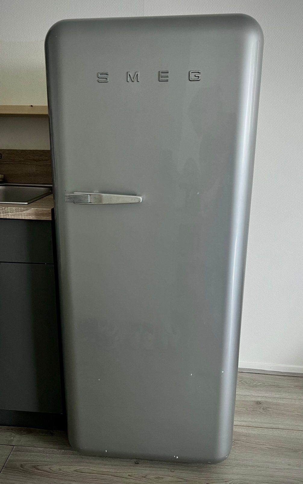 SMEG retro koelkast S28STRP/1 - 268L - met vriesvak, Witgoed en Apparatuur, Koelkasten en IJskasten, Ophalen, Gebruikt, 200 liter of meer