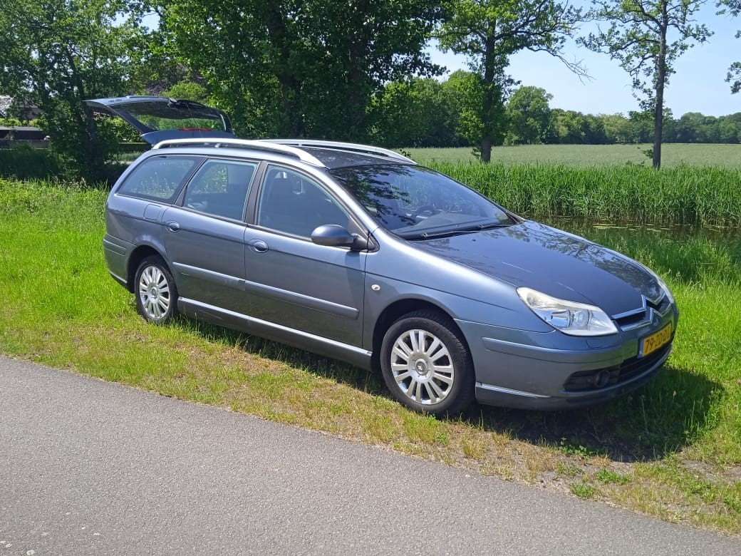 Citroën C5 2.0I 16V Break Ligne Business 2008 Grijs, Auto's, Citroën, 1402 kg, 4 cilinders, Origineel Nederlands, Stationwagon