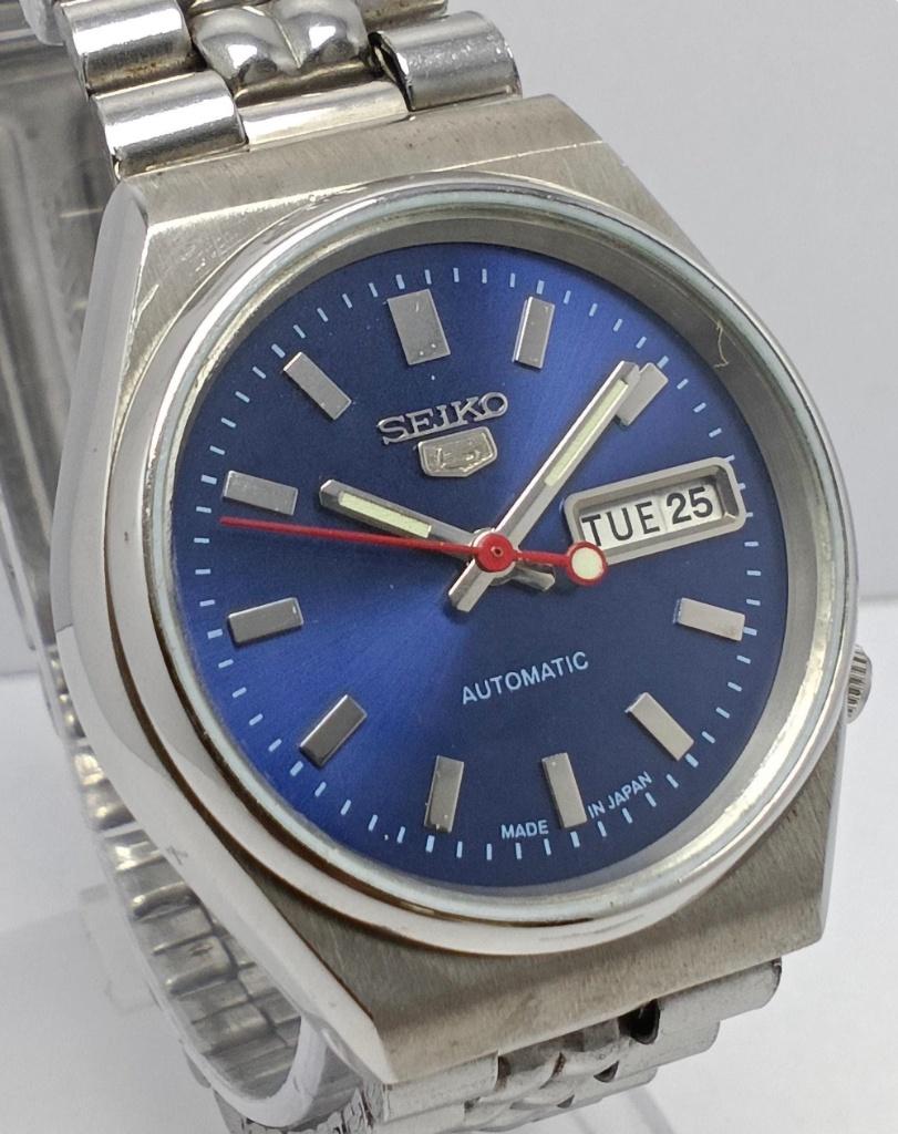 Vintage Seiko 5 automatisch horloge, goed onderhouden, Gebruikt, Staal, Polshorloge, Ophalen of Verzenden