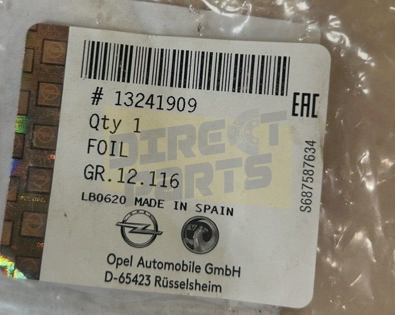Opel Corsa D (10/06-12/14) Zijwand steenslagfolie Links Orig, Auto-onderdelen, -, -, Opel, Nieuw