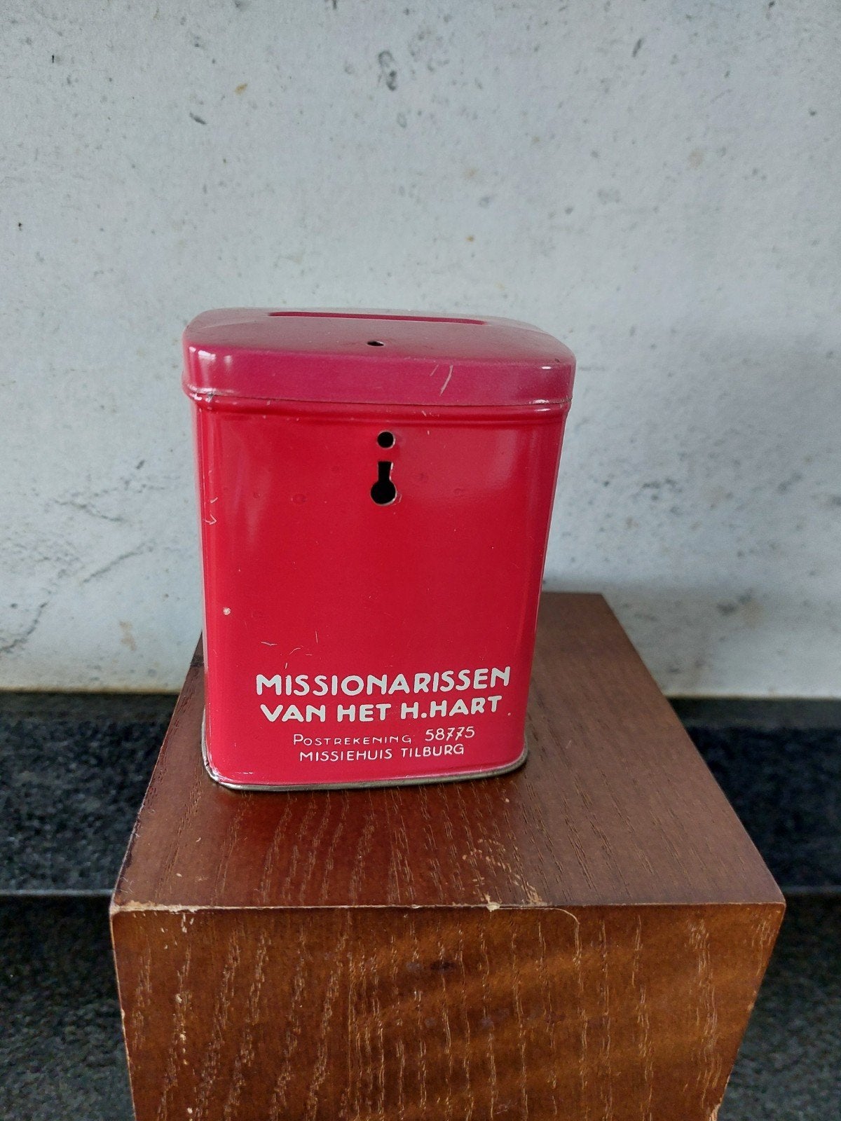 Missiebusje missie spaarbusje, Antiek en Kunst, Ophalen of Verzenden