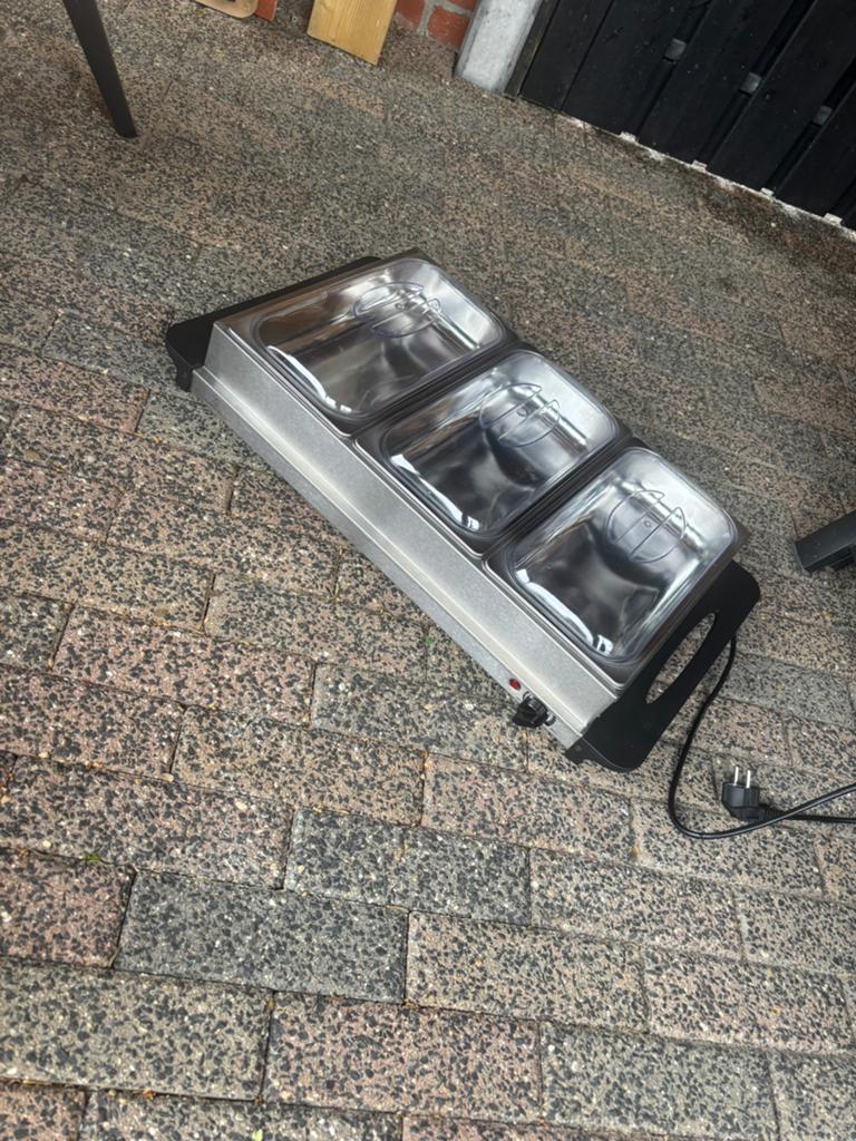 Warmhoudbakken, Overige typen, Ophalen of Verzenden, Zo goed als nieuw, Zilver