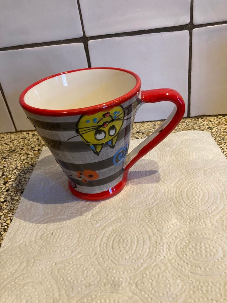 Leuke beker poes, Ophalen of Verzenden, Zo goed als nieuw, Overige stijlen, Overige typen
